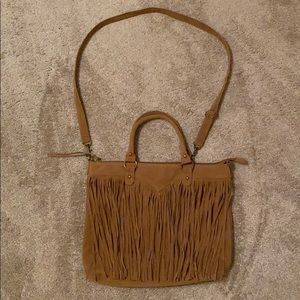 Large fringe tote